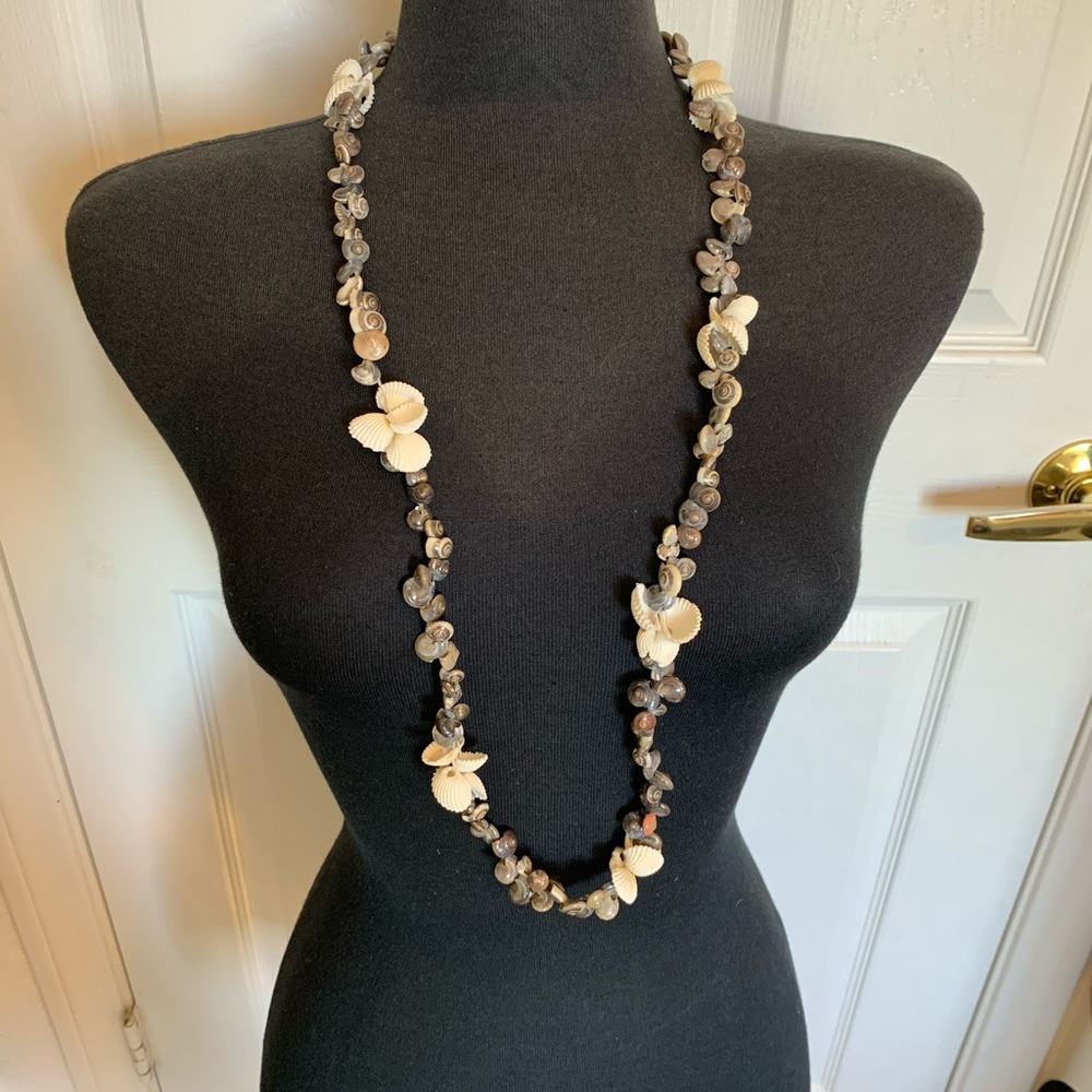Long Sea Shell Necklace